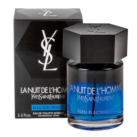 bleu électrique' la nuit de l'homme ysl|YSL bleu electrique discontinued.